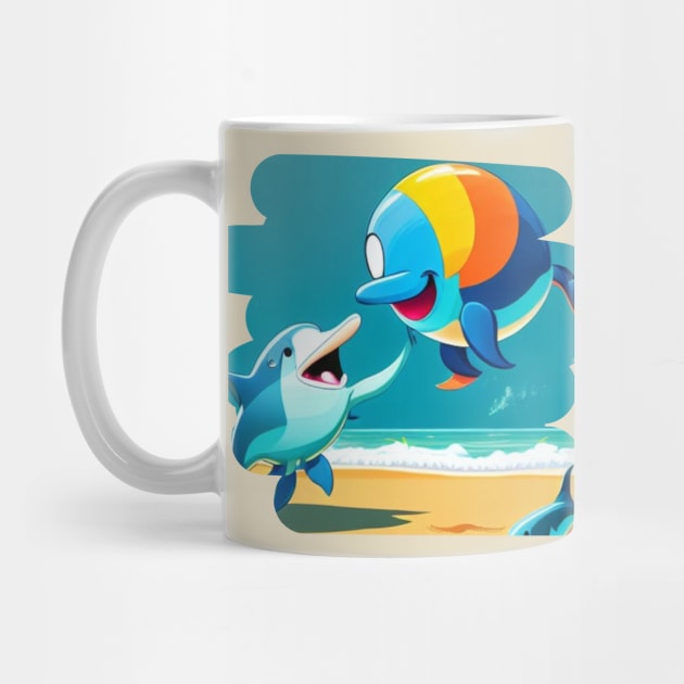 Baby blue dolphin by ShopColDigital